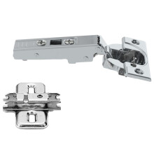 (PACK OF 2) Blum Soft Close Hinges 107 Degree Clip On Mount Plate Overlay