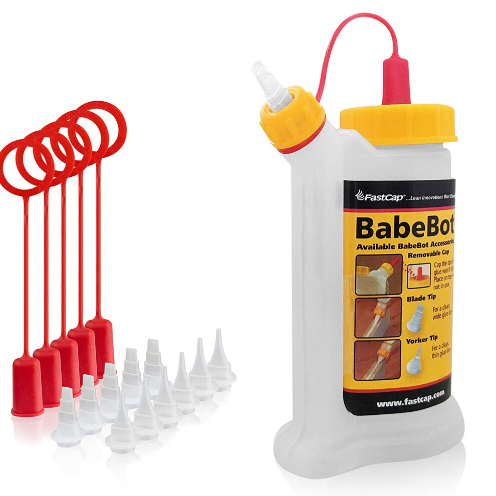Fastcap Babebot Glue Bottle Dispenser & Accessory Pack 4Oz 120Ml 8719326145365