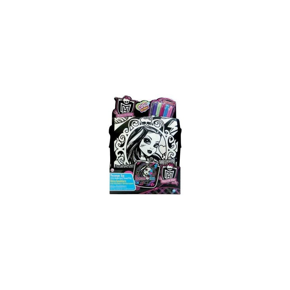 Disney Colour Me Mine Monster High Tote Bag - Messenger Bag Unisex Kids Multicoloured Small