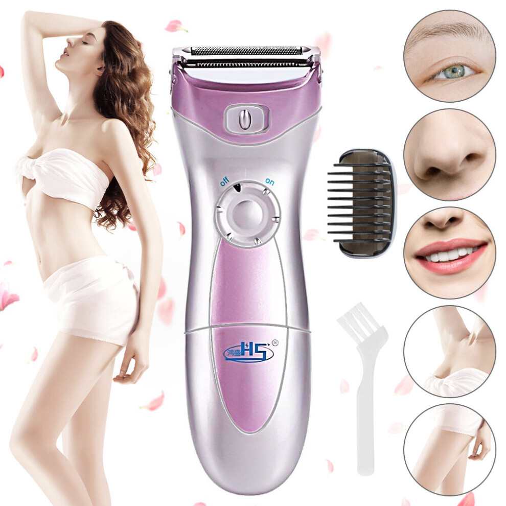 Electric Women Shaver Facial Hair Removal Leg Body Epilator Razor