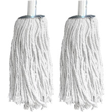 2x Cotton Mop Heads Replacement String Floor Cleaning Heavy Duty Mops