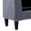 Living And Home Velvet Buttoned Storage Ottoman Bench 6