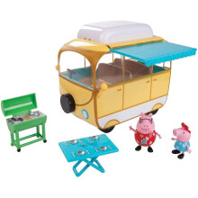 Pig Camping Playset- Includes pig, George & Daddy Pig Figures