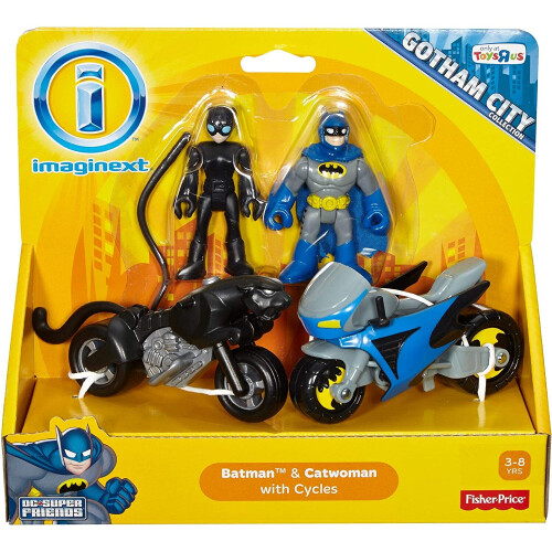 Disney Fisher-Price Batman w/Cycle 1