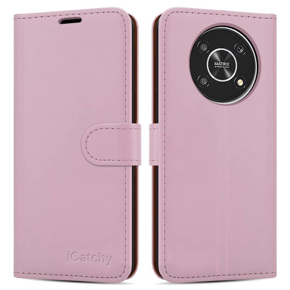 Icatchy (Rose Gold) Honor Magic 4 Lite 5G Phone Wallet Leather Case Not,Specified