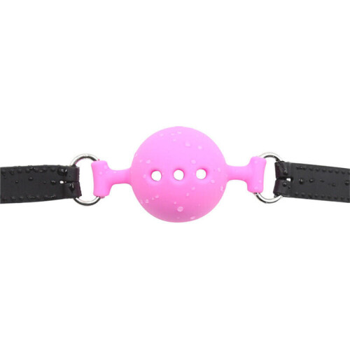 Silicone Ball Gag (Pink) 2