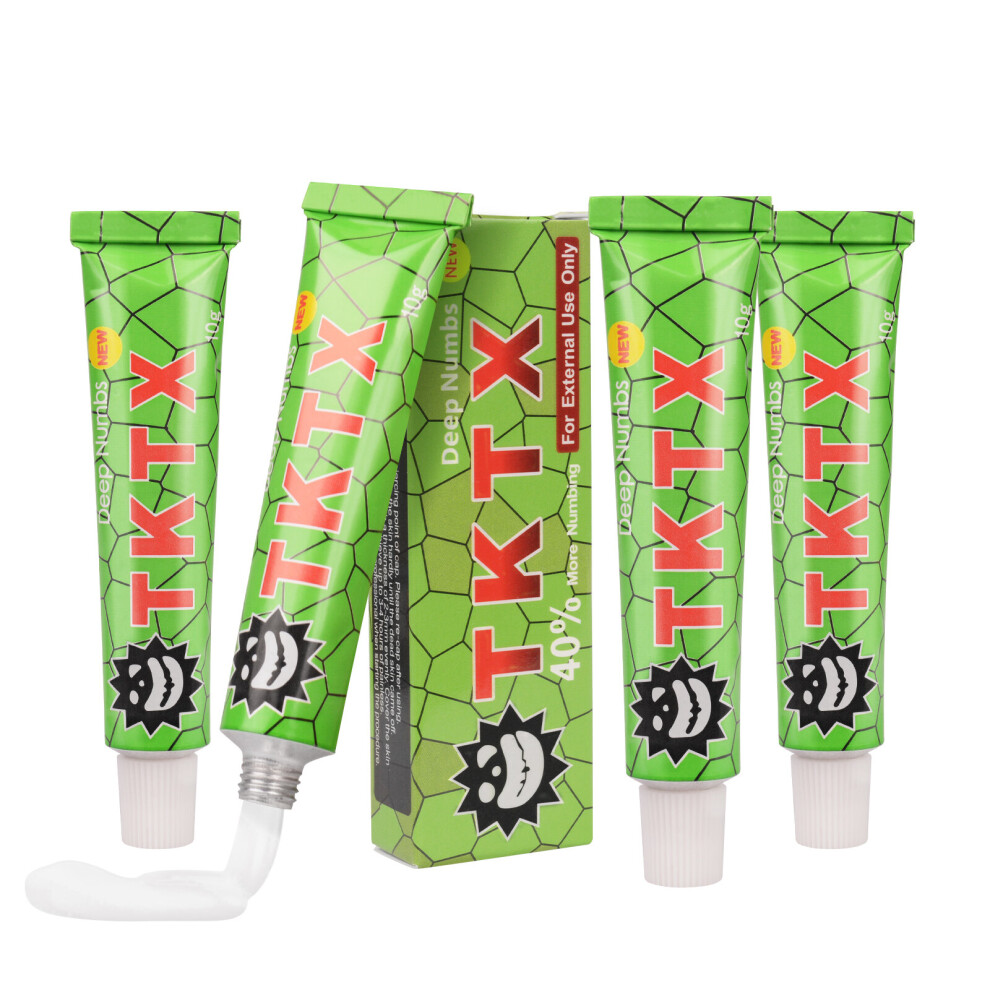 Tattoo Numbing Cream,40% Fast Deep Numbing，5 PCS, 10g/PCS 