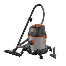 Black+Decker BXVC20XTE 20L 1.4KW Wet Dry Vacuum 18KPA Stainless Steel