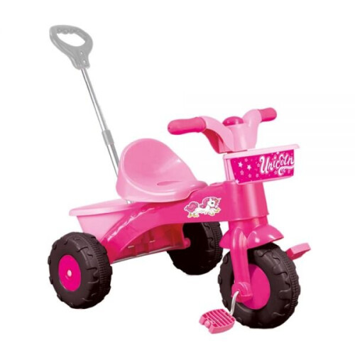 Dolu Unicorn My First Trike Parent Handle Pink on OnBuy