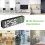 Digital Alarm Clock, Bedside Clock Dual Alarms, Mirror Surface, Snooze 9