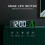 Digital Alarm Clock, Bedside Clock Dual Alarms, Mirror Surface, Snooze 10