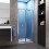 AICA (900mm) Bathroom Bi Fold Shower Enclosure 5mm DoorGlass 1
