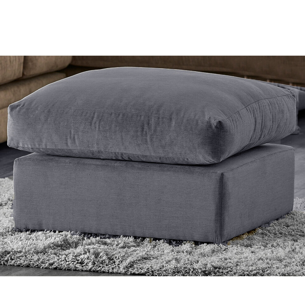 (Grey, Footstool) Casper Sofa - Grey Or Cream - Corner / 3&2