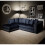 (Charcoal, Left Hand Facing) Kensington Corner Sofa in Black or Grey 1