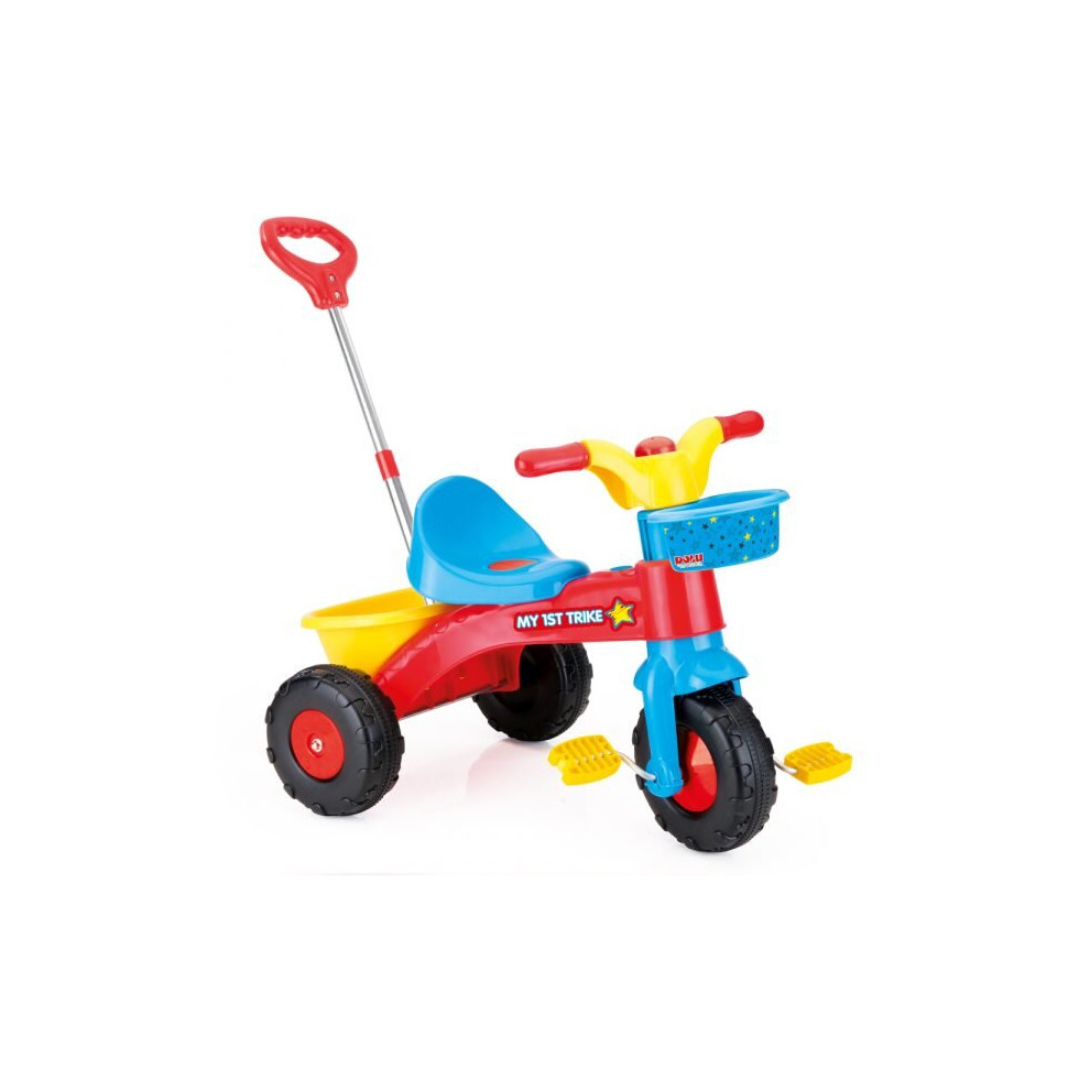 Dolu My First Ride On Three Wheel Trike W/ Pedals W/ Parent Handle