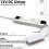 Loops (5 Lights & Driver) BRUSHED NICKEL Slim Under Cabinet Light & Driver - Warm White Diffused LED 3