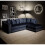 (Charcoal, Right Hand Facing) Kensington Corner Sofa in Black or Grey 1