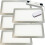 Loops (5 Lights & Driver) BRUSHED NICKEL Slim Under Cabinet Light & Driver - Warm White Diffused LED 1