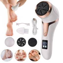 Electric Foot File Callus Remover Set Rechargeable Hard Skin Remover