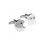 Charles William Elegant Silver Ghost Cufflinks Present Novelty 2