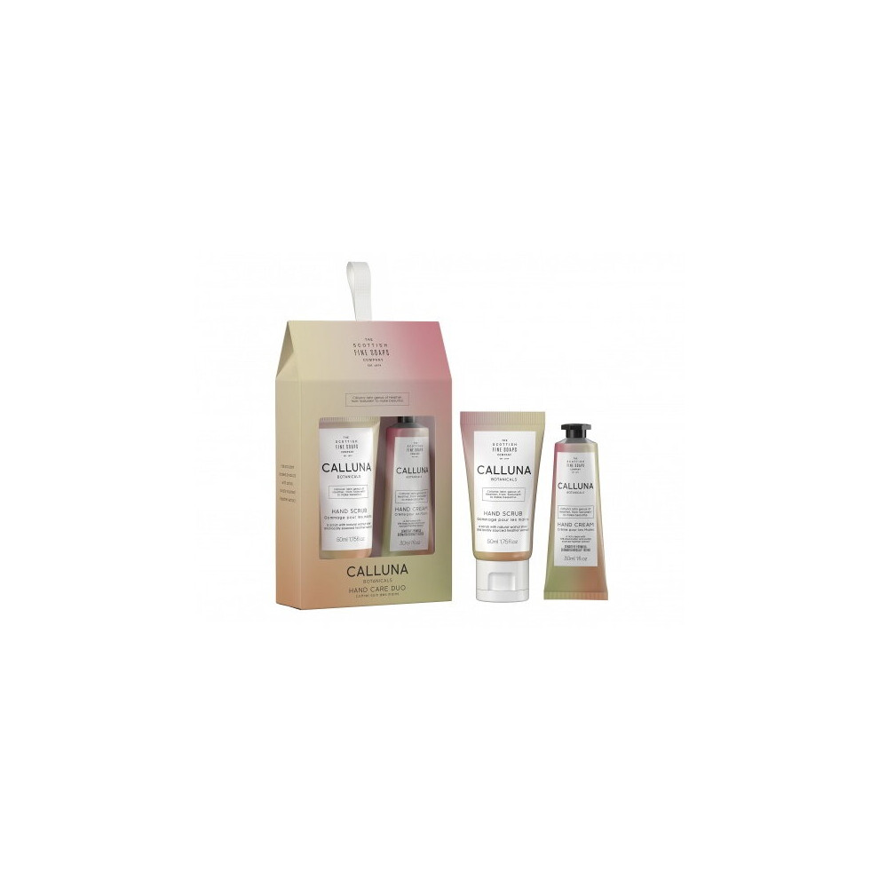 Scottish Fine Soaps Cream Calluna Botanicals Hand/Nail & Scrub Care Duo Set