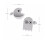Charles William Elegant Silver Ghost Cufflinks Present Novelty 3
