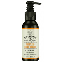 Scottish Fine Soaps Men's Grooming Thistle & Pepper Scented Shaving Gel 100ml