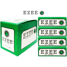1000 x EZEE GREEN Rizla Cut Corners ROLLING Papers Tobacco Cig Filters