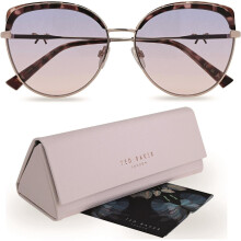 Ted Baker Tamma Sunglasses Gloss Milky Pink Tortoiseshell