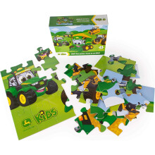 Tomy John Deere Kids Farm Farm Pezzle - Rompecabezas para nios con grandes piezas duraderas - juguetes para aprender para nios - juguetes de gr