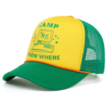(Yellow) CAMP Baseball Caps Funny Hats Adjustable Cosplay Costume Halloween