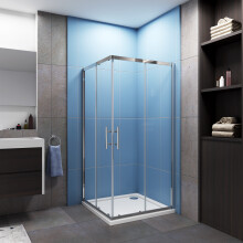 (760x760mm) Corner Entry Shower Enclosure Walk in Door