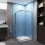 AICA (700x700mm) Corner Entry Shower Enclosure Walk in Door 1