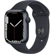Refurbished Apple Watch Series 7 GPS 45mm Midnight Aluminum with Midnight Sport Band - Refurbished