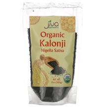 Jiva Organics, Kalonji Biologique, Nigella Sativa, 7 oz (200 g)