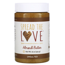 Spread The Love, Beurre d'Amande, Non Salé, 16 oz (454 g)