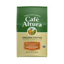 Cafe Altura, Café Biologique, Mélange Matinal, Grain Entier, Torréfaction Moyenne, 20 oz (567 g)
