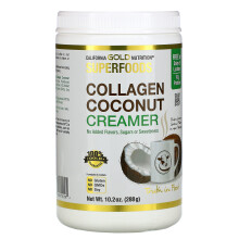 California Gold Nutrition, Superaliments, Crémeur à la Noix de Coco au Collagène, 10,2 oz (288 g)
