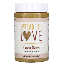 Spread The Love, Beurre Énergétique, Amande et Noix de Cajou, 16 oz (454 g)