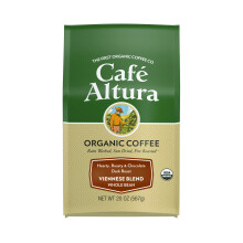 Cafe Altura, Café Biologique, Mélange Viennois, Grain Entier, Torréfaction Foncée, 20 oz (567 g)