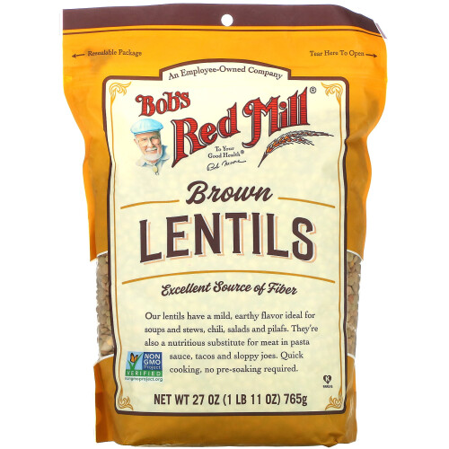 Bob's Red Mill, Braune Linsen, 27 Unzen (765 g)