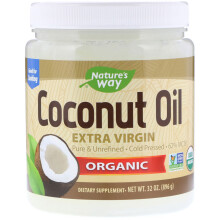 Nature's Way, Organic, Coconut Oil, Extra Virgin, 32 oz (896 g)