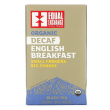 Equal Exchange, English Breakfast Décaféiné Biologique, Thé Noir, 20 Sachets, 1,41 oz (40 g)