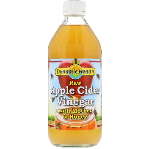 Dynamic Health, Apfelessig mit Mutter & Honig, 16 fl oz (473 ml)