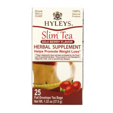 Hyleys Tea, Hyleys Chá, Chá Slim, Morango de Goji, 25 Sacos de Chá de Fólio, 1.32 oz (37.5 g)
