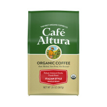 Cafe Altura, Café Biologique, Style Italien, Grain Entier, Torréfaction Française, 20 oz (567 g)