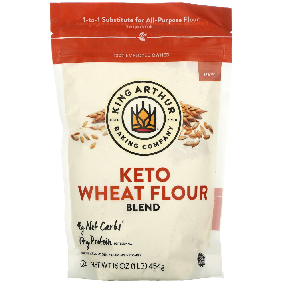 King Arthur Flour, Keto Wheat Flour Blend, 16 oz (454 g)