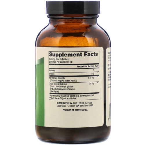 Dr. Mercola, Fermentierte Chlorella mit Chlorophyll, 450 Tabletten 1