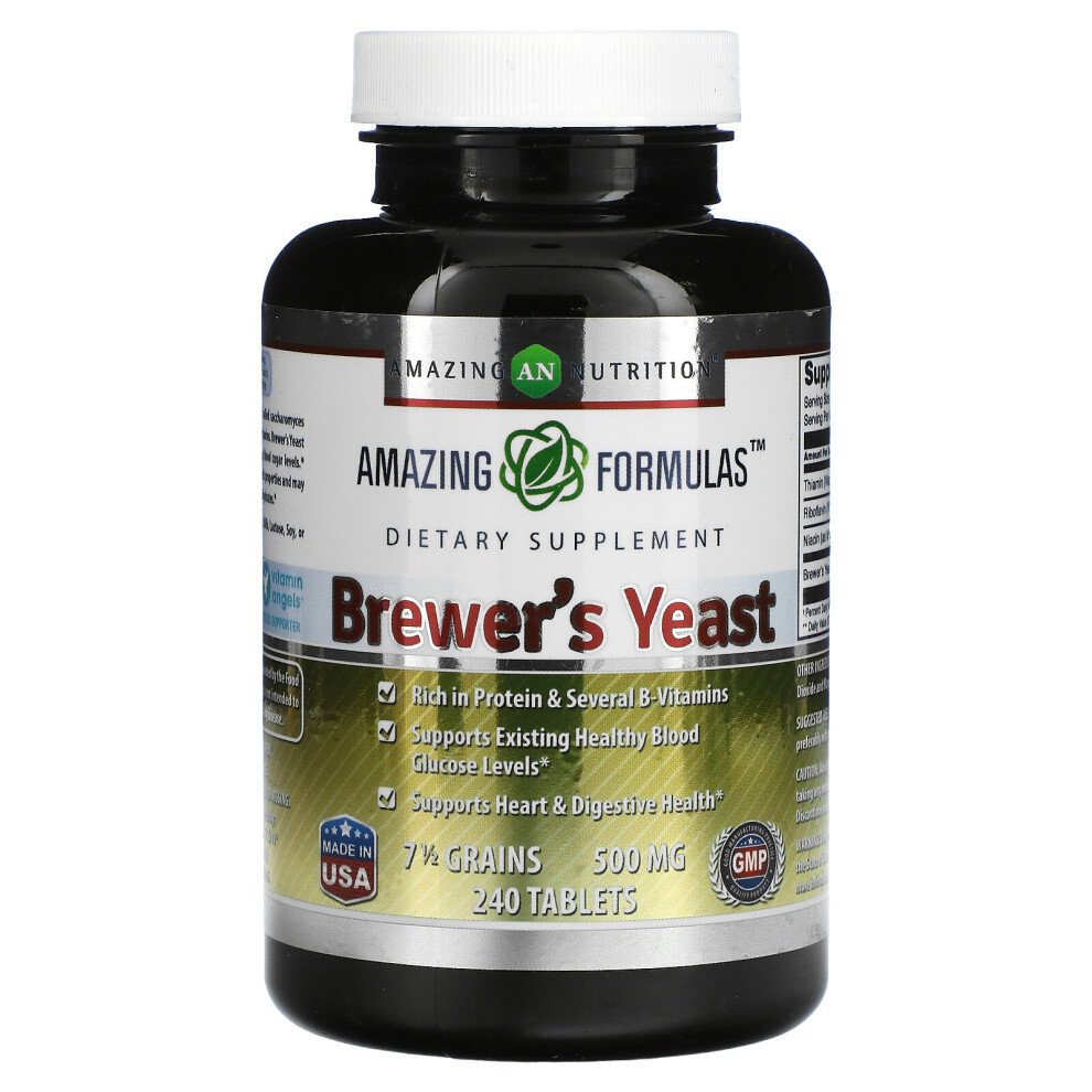 Amazing Nutrition , Brewer's Yeast, 250 Mg, 240 Tablets