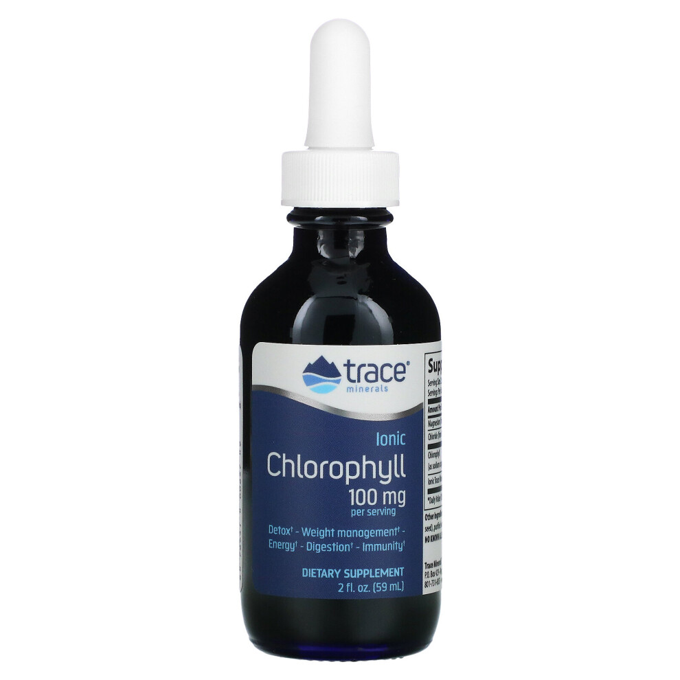 Trace Minerals Â® Trace Minerals Ionic Chlorophyll, 100 Mg, 2 Fl Oz (59 Ml)